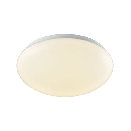 Thomas Kalona 1Light 10inch LED Flush Mount in White with a White Acrylic Diffuser CL783004
